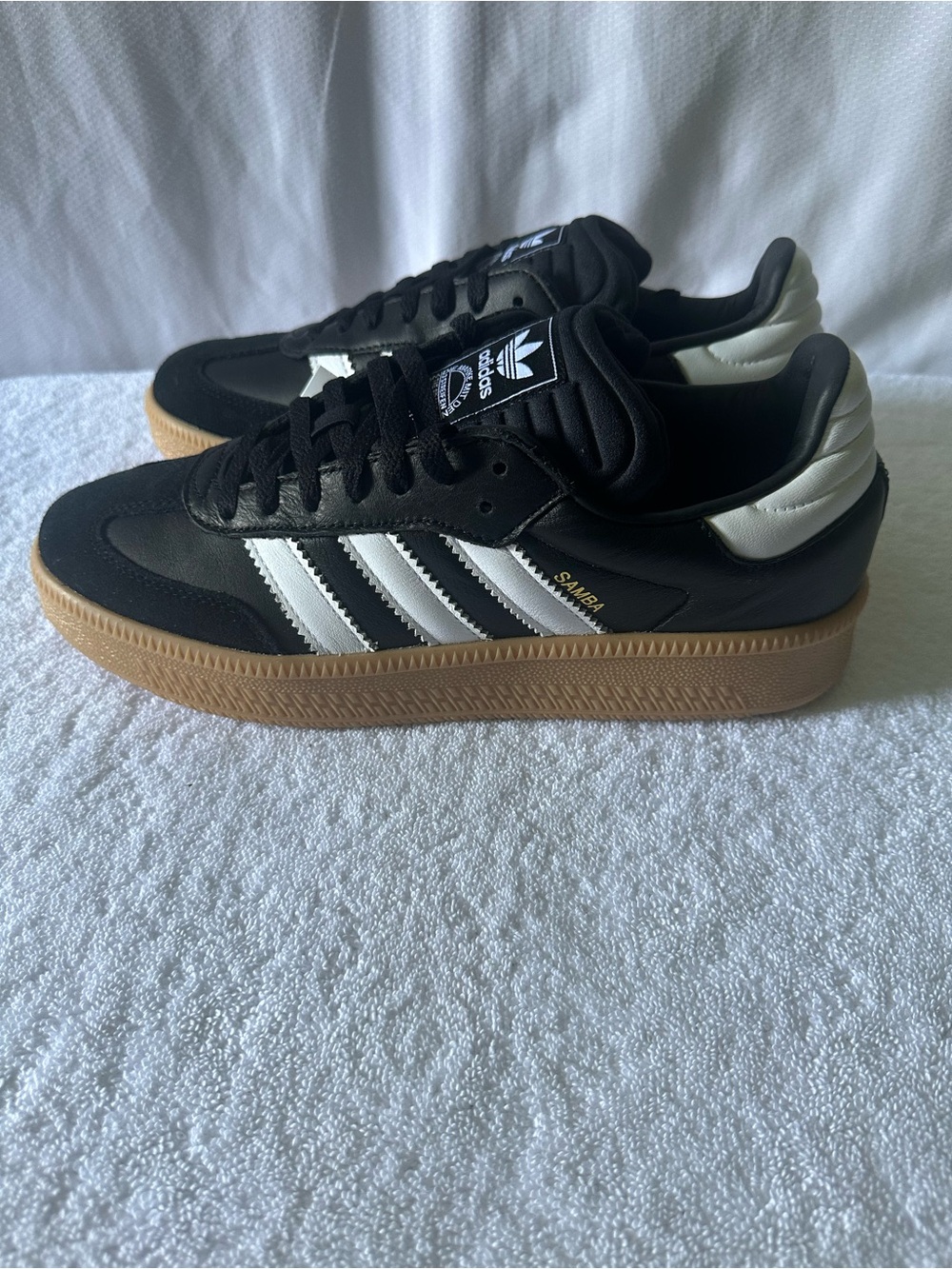 Adidas Samba XLG IE1379 Core Black Gum Sneakers Men’s 9.5 Women’s 10.5 NWT